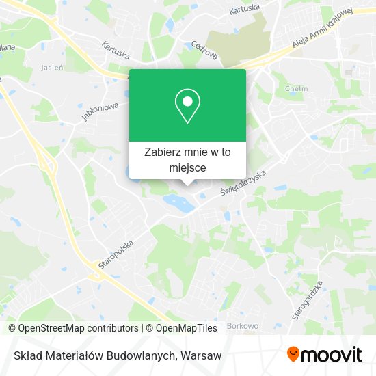 Mapa Skład Materiałów Budowlanych