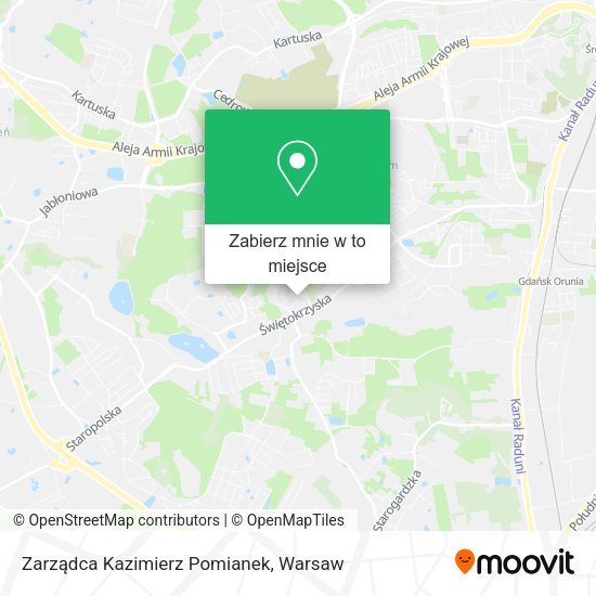 Mapa Zarządca Kazimierz Pomianek