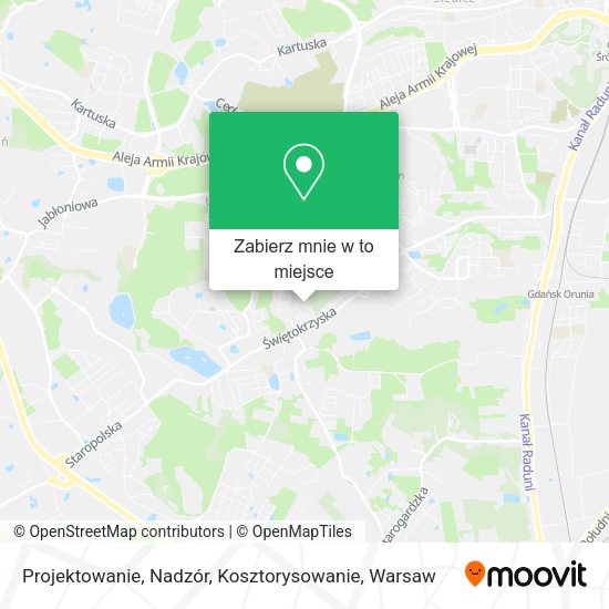 Mapa Projektowanie, Nadzór, Kosztorysowanie