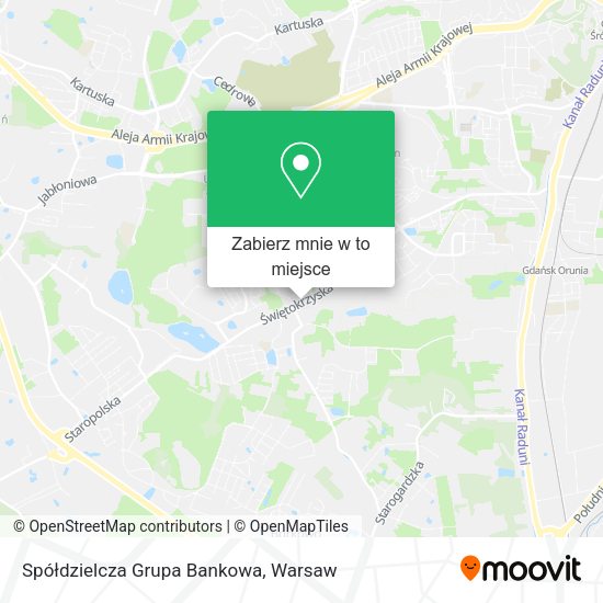 Mapa Spółdzielcza Grupa Bankowa