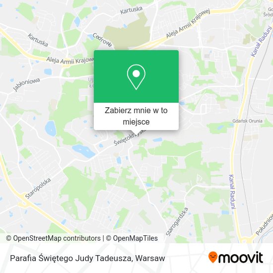 Mapa Parafia Świętego Judy Tadeusza