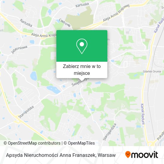 Mapa Apsyda Nieruchomości Anna Franaszek