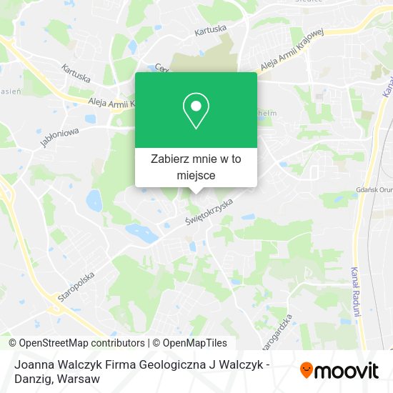 Mapa Joanna Walczyk Firma Geologiczna J Walczyk - Danzig