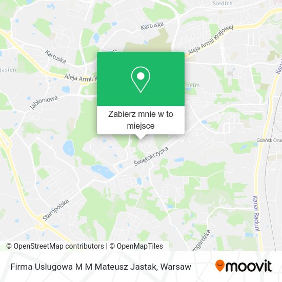 Mapa Firma Uslugowa M M Mateusz Jastak