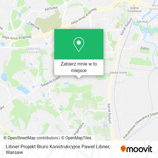 Mapa Libner Projekt Biuro Konstrukcyjne Paweł Libner