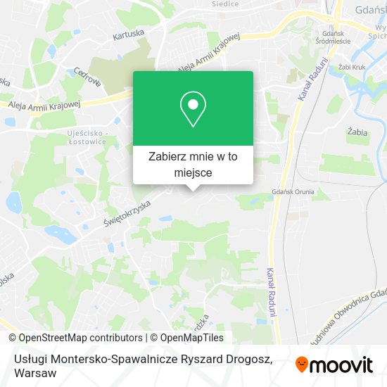 Mapa Usługi Montersko-Spawalnicze Ryszard Drogosz