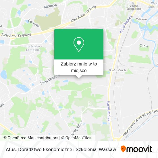 Mapa Atus. Doradztwo Ekonomiczne i Szkolenia