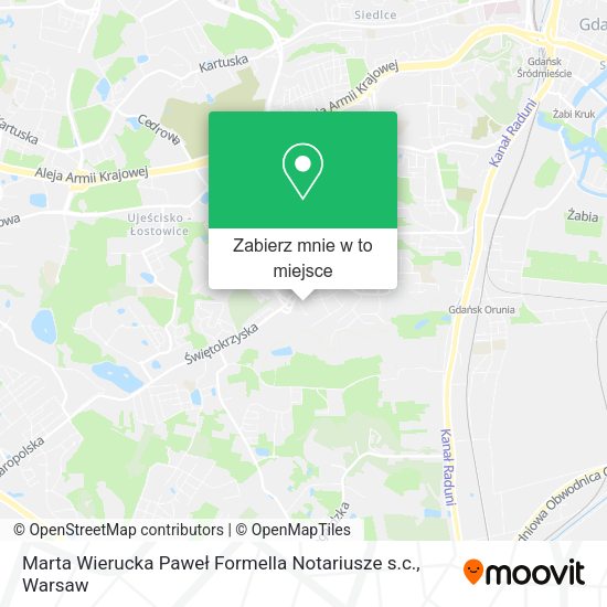 Mapa Marta Wierucka Paweł Formella Notariusze s.c.