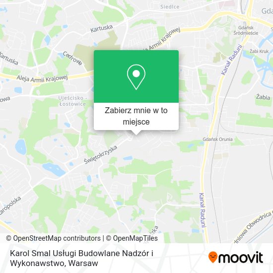 Mapa Karol Smal Usługi Budowlane Nadzór i Wykonawstwo