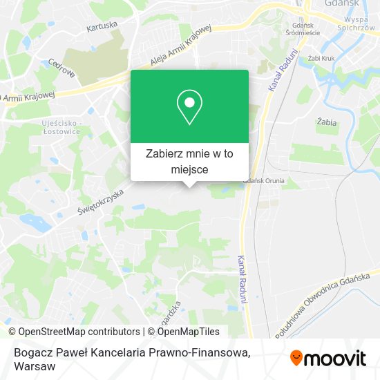 Mapa Bogacz Paweł Kancelaria Prawno-Finansowa