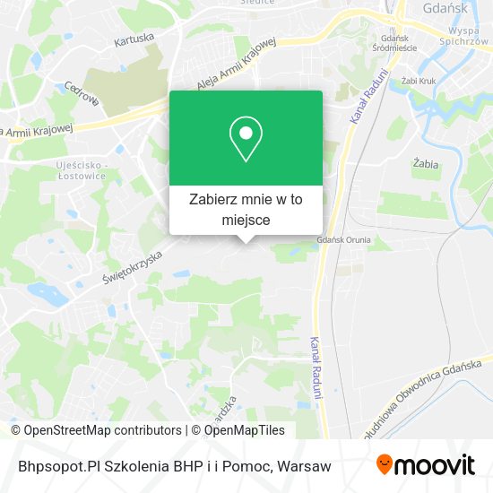 Mapa Bhpsopot.Pl Szkolenia BHP i i Pomoc