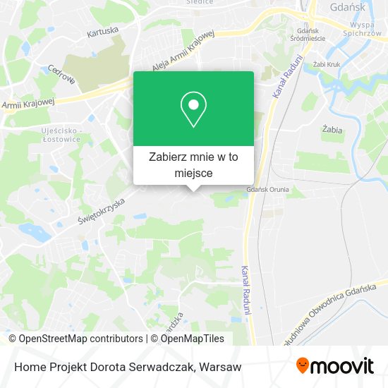 Mapa Home Projekt Dorota Serwadczak