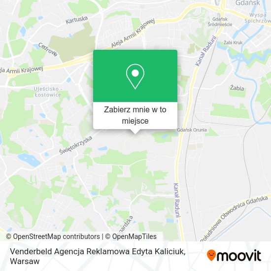 Mapa Venderbeld Agencja Reklamowa Edyta Kaliciuk