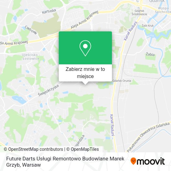 Mapa Future Darts Usługi Remontowo Budowlane Marek Grzyb