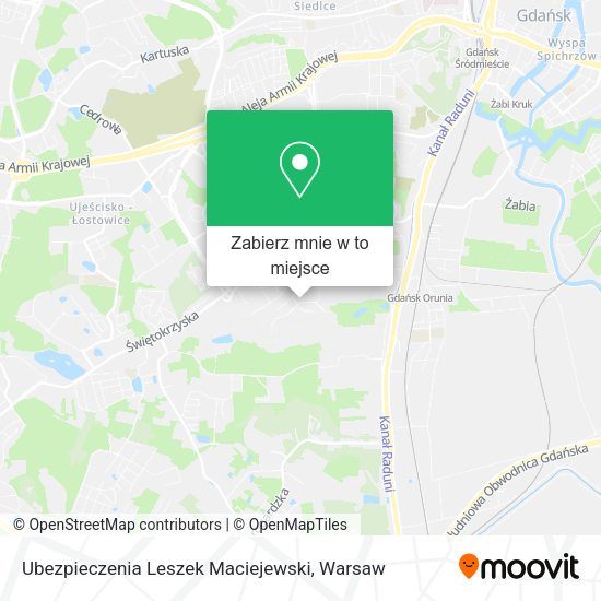 Mapa Ubezpieczenia Leszek Maciejewski