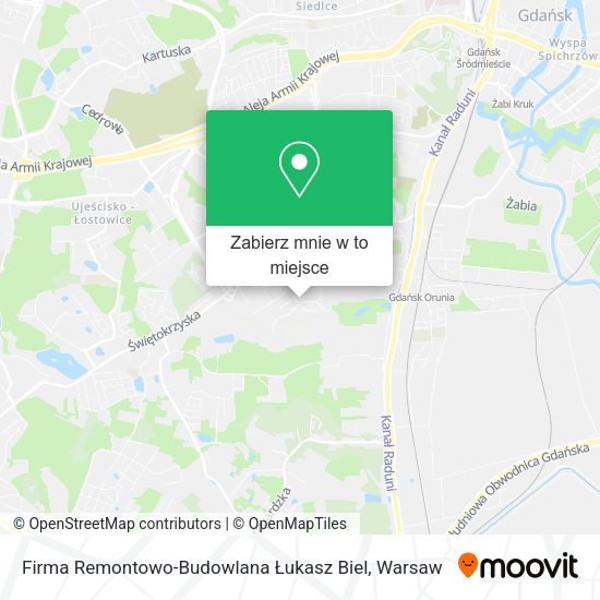 Mapa Firma Remontowo-Budowlana Łukasz Biel