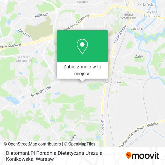 Mapa Dietomani.Pl Poradnia Dietetyczna Urszula Konikowska