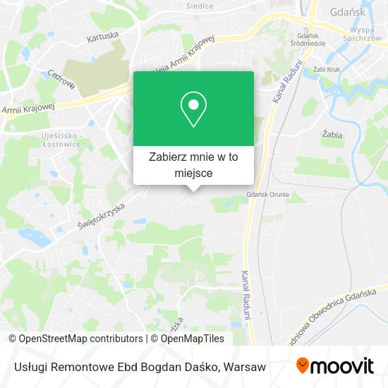 Mapa Usługi Remontowe Ebd Bogdan Daśko