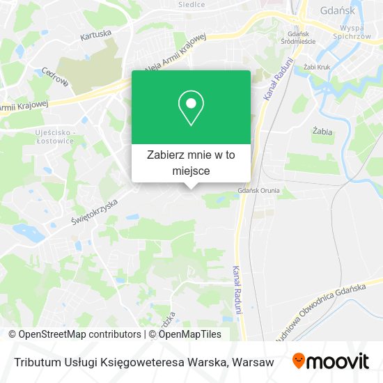 Mapa Tributum Usługi Księgoweteresa Warska