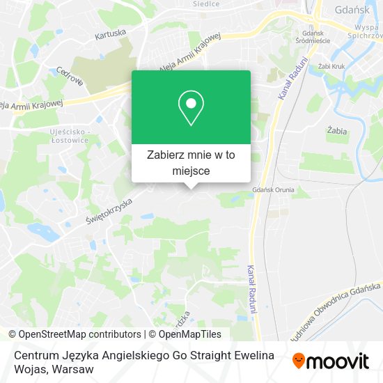 Mapa Centrum Języka Angielskiego Go Straight Ewelina Wojas