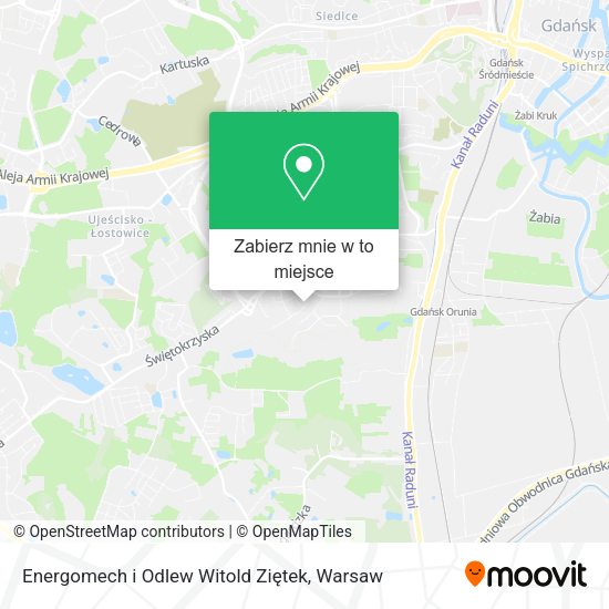 Mapa Energomech i Odlew Witold Ziętek