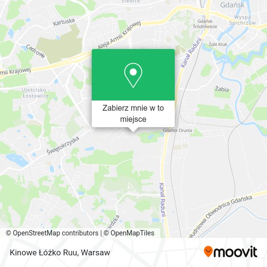 Mapa Kinowe Łóżko Ruu