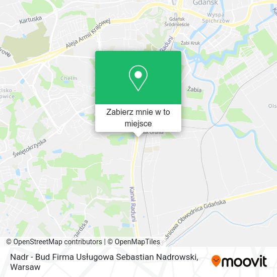 Mapa Nadr - Bud Firma Usługowa Sebastian Nadrowski