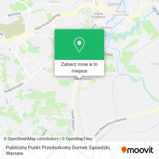 Mapa Publiczny Punkt Przedszkolny Domek Sąsiedzki