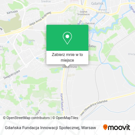 Mapa Gdańska Fundacja Innowacji Społecznej