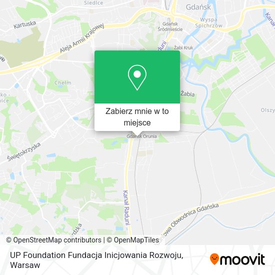 Mapa UP Foundation Fundacja Inicjowania Rozwoju