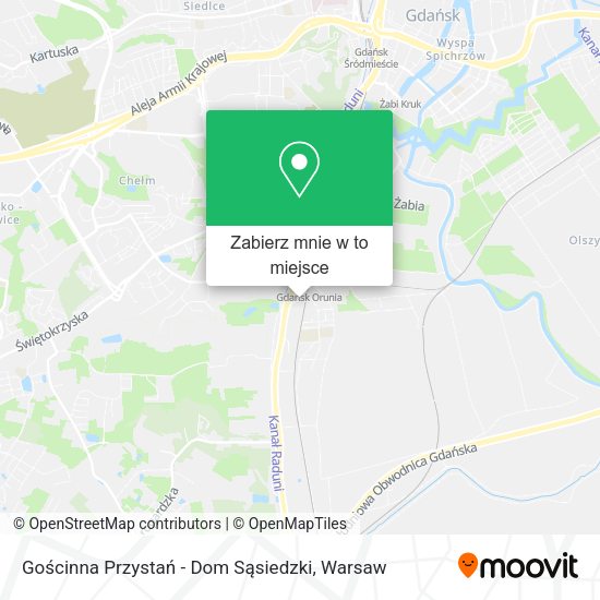 Mapa Gościnna Przystań - Dom Sąsiedzki