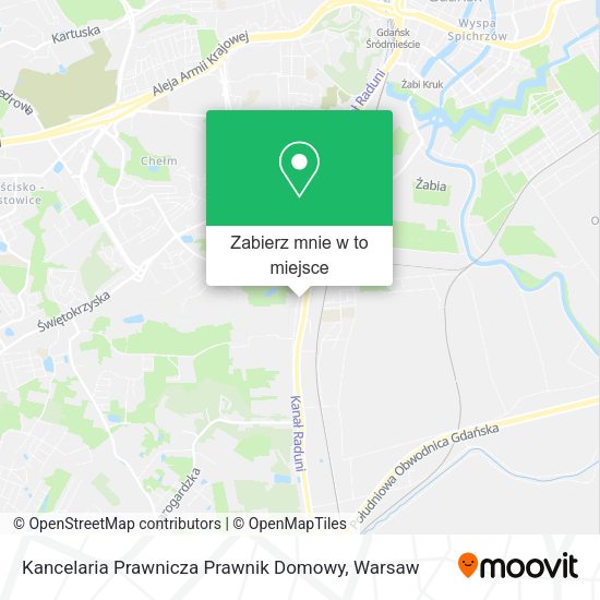 Mapa Kancelaria Prawnicza Prawnik Domowy