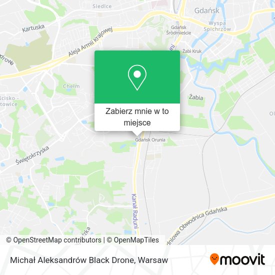 Mapa Michał Aleksandrów Black Drone