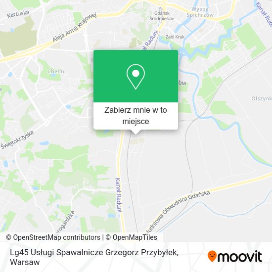 Mapa Lg45 Usługi Spawalnicze Grzegorz Przybyłek