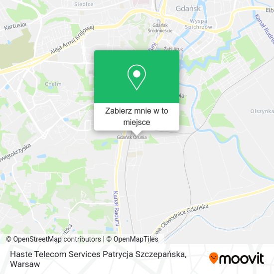 Mapa Haste Telecom Services Patrycja Szczepańska