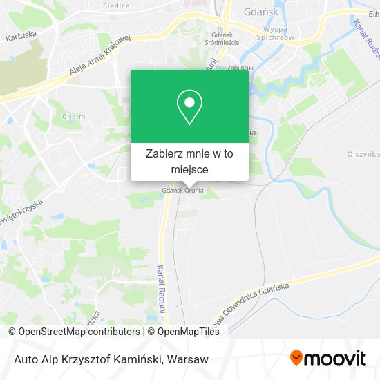 Mapa Auto Alp Krzysztof Kamiński