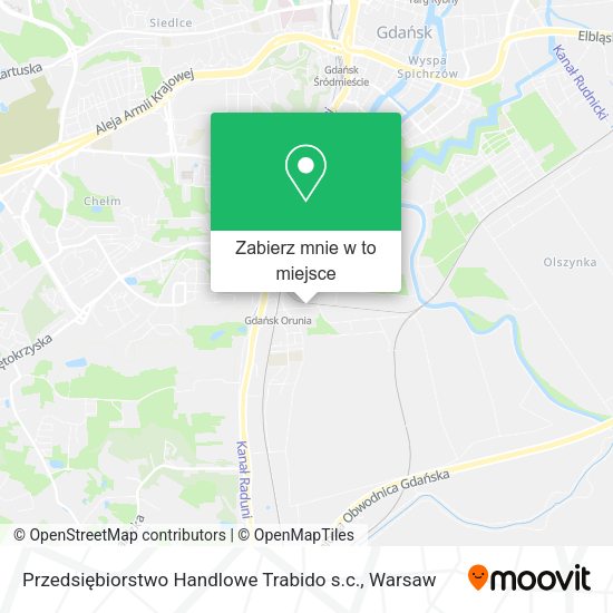 Mapa Przedsiębiorstwo Handlowe Trabido s.c.