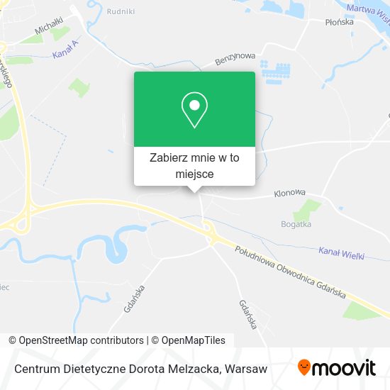 Mapa Centrum Dietetyczne Dorota Melzacka