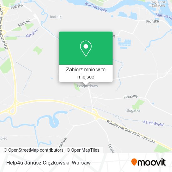 Mapa Help4u Janusz Ciężkowski