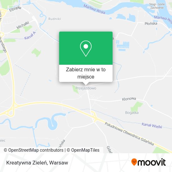 Mapa Kreatywna Zieleń