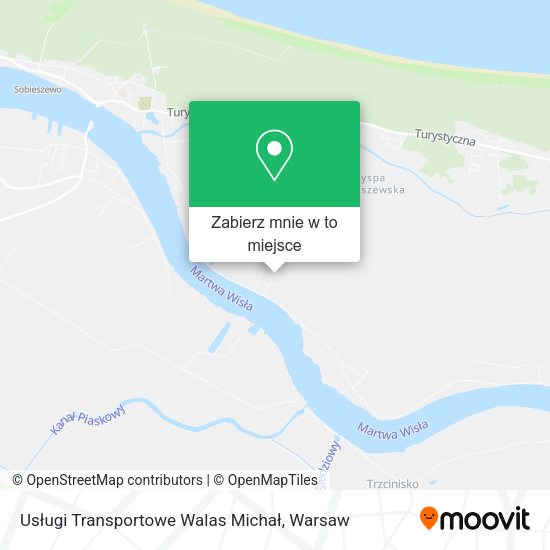 Mapa Usługi Transportowe Walas Michał