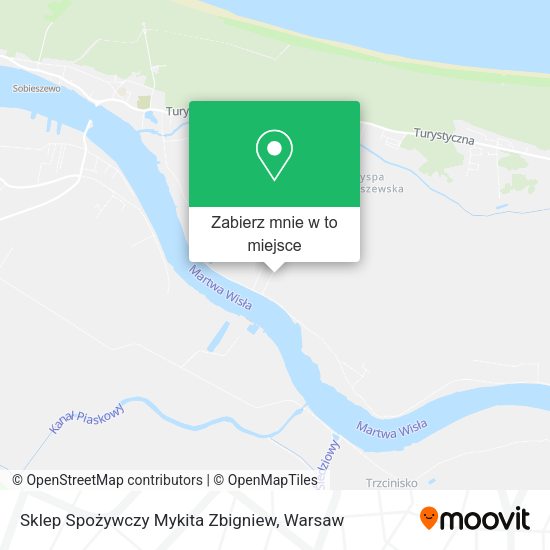 Mapa Sklep Spożywczy Mykita Zbigniew