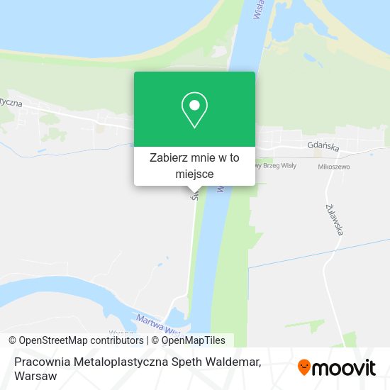 Mapa Pracownia Metaloplastyczna Speth Waldemar