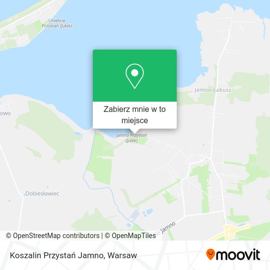 Mapa Koszalin Przystań Jamno