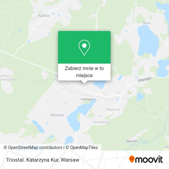 Mapa Triostal. Katarzyna Kur