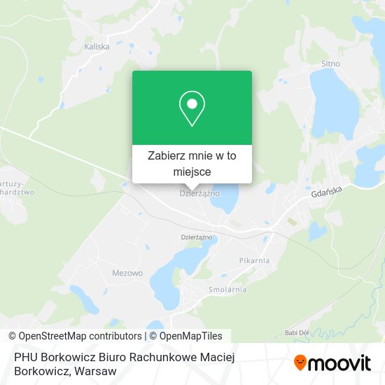 Mapa PHU Borkowicz Biuro Rachunkowe Maciej Borkowicz