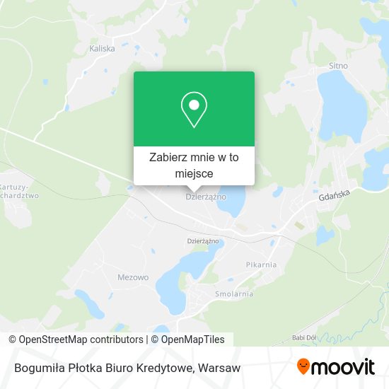 Mapa Bogumiła Płotka Biuro Kredytowe