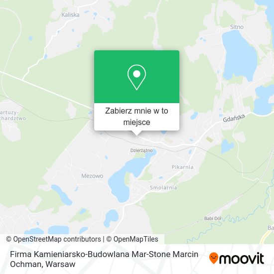 Mapa Firma Kamieniarsko-Budowlana Mar-Stone Marcin Ochman