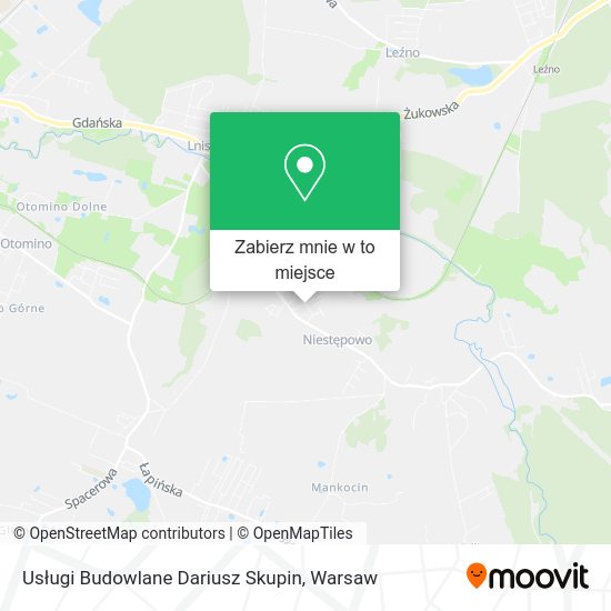 Mapa Usługi Budowlane Dariusz Skupin