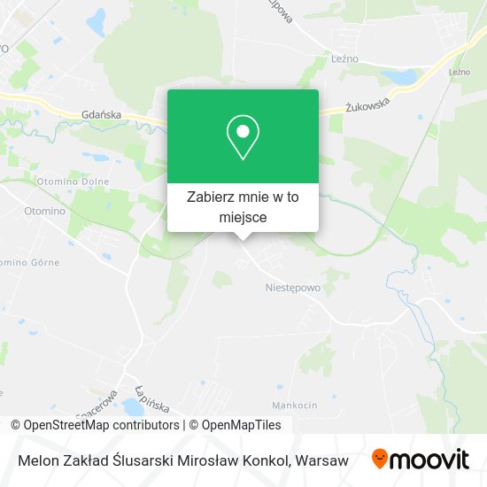 Mapa Melon Zakład Ślusarski Mirosław Konkol